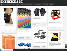 Tablet Screenshot of exerciseacc.com